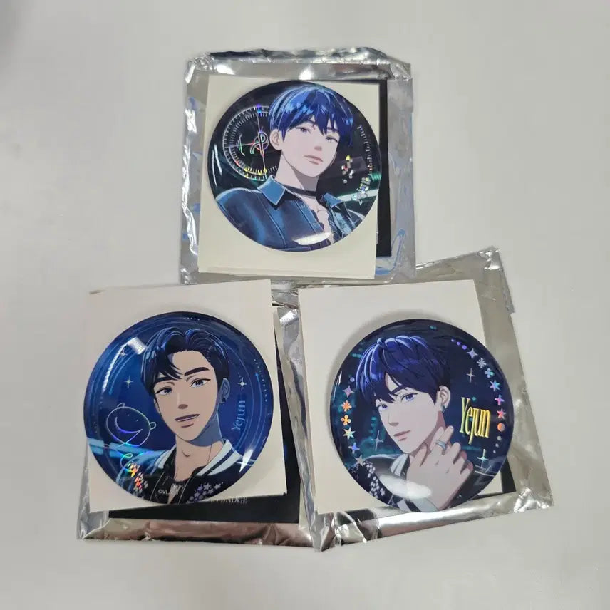 [BUNJANG] PLAVE POB Yesun Quantum Leap Concert Can Badge Bundle Set / 플레이브 대쉬 퀀텀리프 콘서트 예준 캔뱃지 3개 일괄 양도
