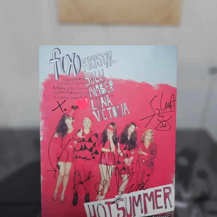 [BUNJANG] f(x) Hot Summer Album Real Signed / 에프엑스 F(X) HOT SUMMER 친필 사인 Real Signed 앨범