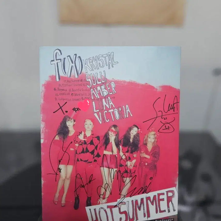 [BUNJANG] f(x) Hot Summer Album Real Signed / 에프엑스 F(X) HOT SUMMER 친필 사인 Real Signed 앨범
