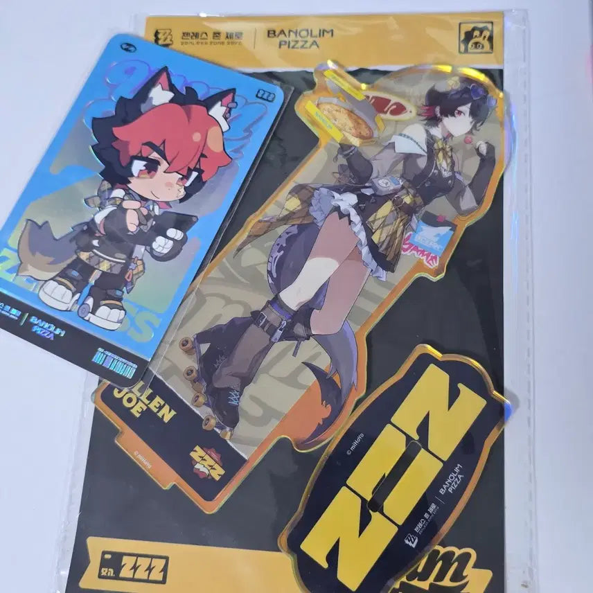 [BUNJANG] Zenless Zone Zero Zenzone Zeo Balling Pizza Collaboration Goods Ellen Acrylic Stand Redeem Code / 젠레스존제로 젠존제 반올림피자 콜라보 굿즈 엘렌 아크릴스탠드 리딤코드