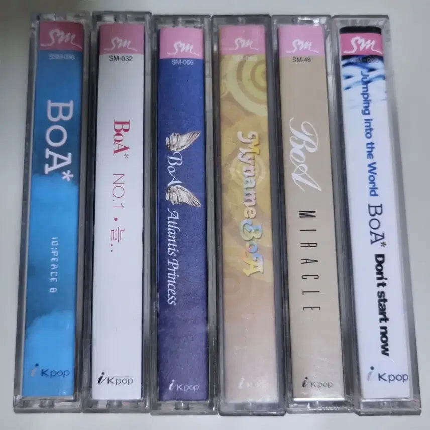 [BUNJANG] BoA 6-Piece Set Cassette Tape (Unsealed) / 보아 6장 (개봉 카세트테이프)