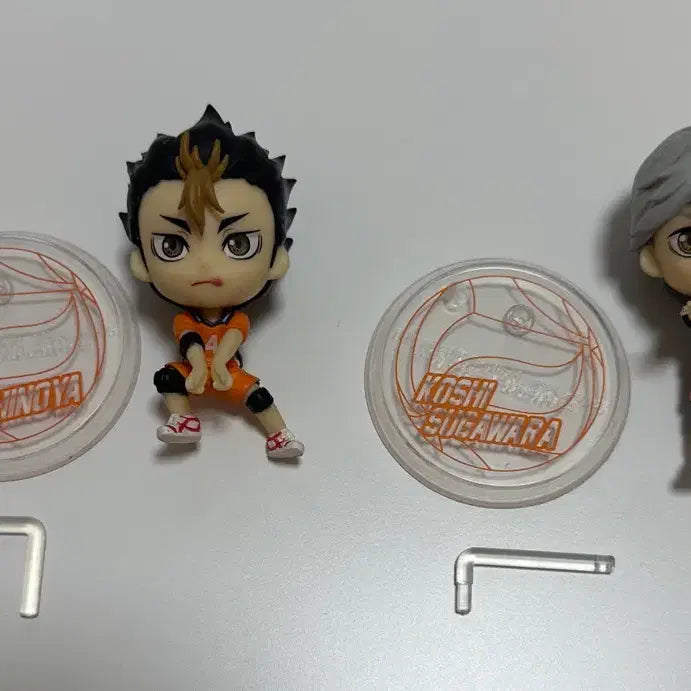 [BUNJANG] Haikyuu!! Nishinoya Sugawara Chibi Kyun Chara Figures Bundle Set / 하이큐 니시노야 스가와라 치비큥캬라 일괄 고전 피규어