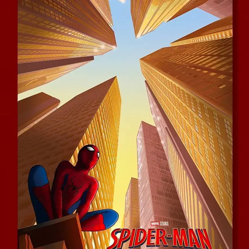 [BUNJANG] Spider-Man Cinema Archive &amp; Pin Badge Set (2 Types) / 2종)스파이더맨  시네아카이브+핀뱃지