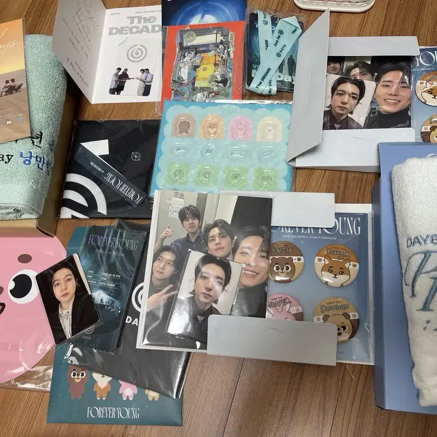 [BUNJANG] Day6 Bundle Set Entrance Kit Towel &amp; Goods / 데이식스 입장키트 수건등 일괄판매