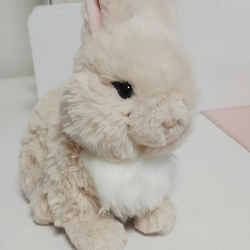 [BUNJANG] Sunlemon Lapine Rabbit Plush (Beige) / 택포) 선레몬 라피누 토끼 인형 베이지