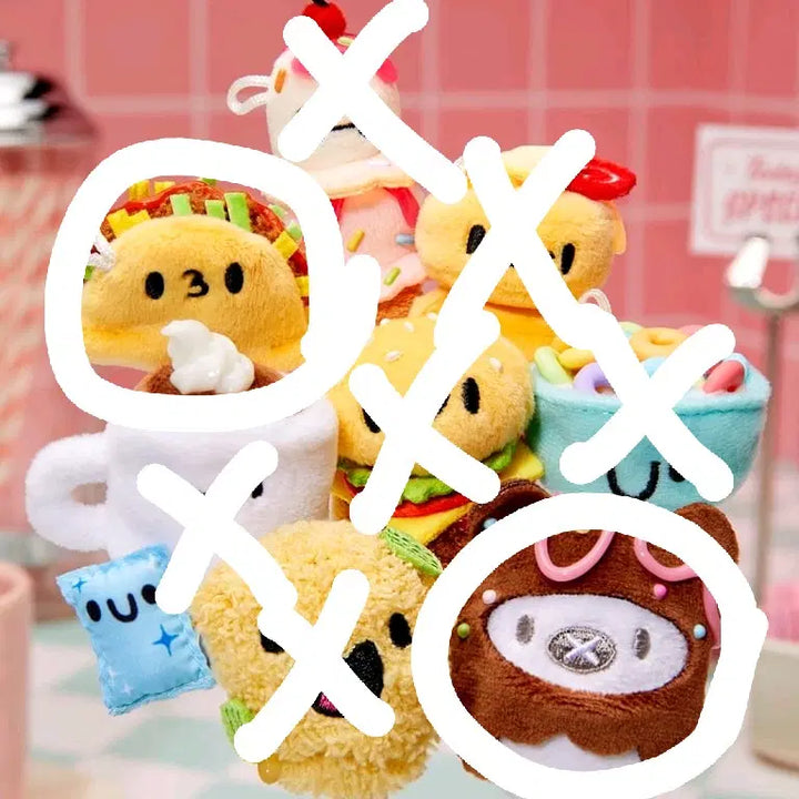 [BUNJANG] Miniverse Plush Taco &amp; Ice Cream Bar Bundle Set / (일괄)미니벌스 플러쉬 타코, 아이스크림 바