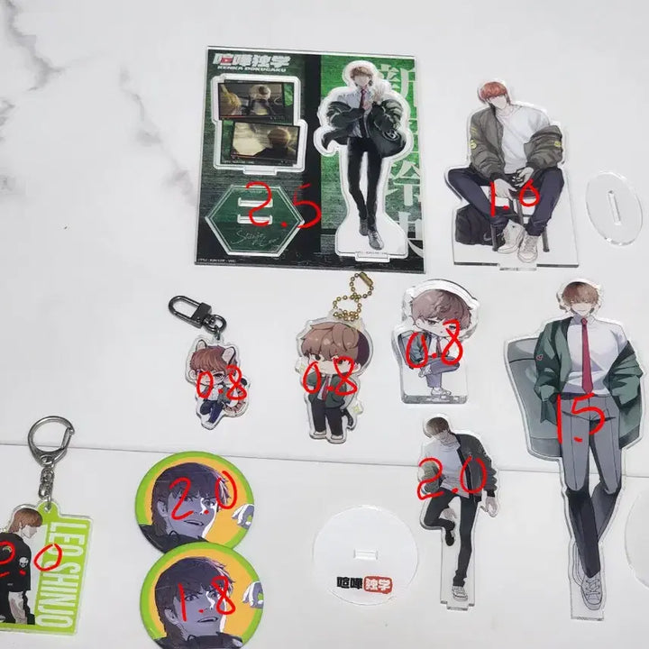 [BUNJANG] Fighting Heart (Ssamdok) Sung Tae Hoon Goods Acrylic Keyring &amp; Badge Set / 싸움독학 쌈독 성태훈 굿즈 아크릴 키링 뱃지