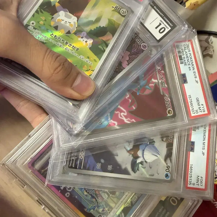 [BUNJANG] Pokemon Card Graded Bundle (PSA, CGC) / [급처] 포켓몬카드 등급카드 5개 일괄 psa, cgc, 10