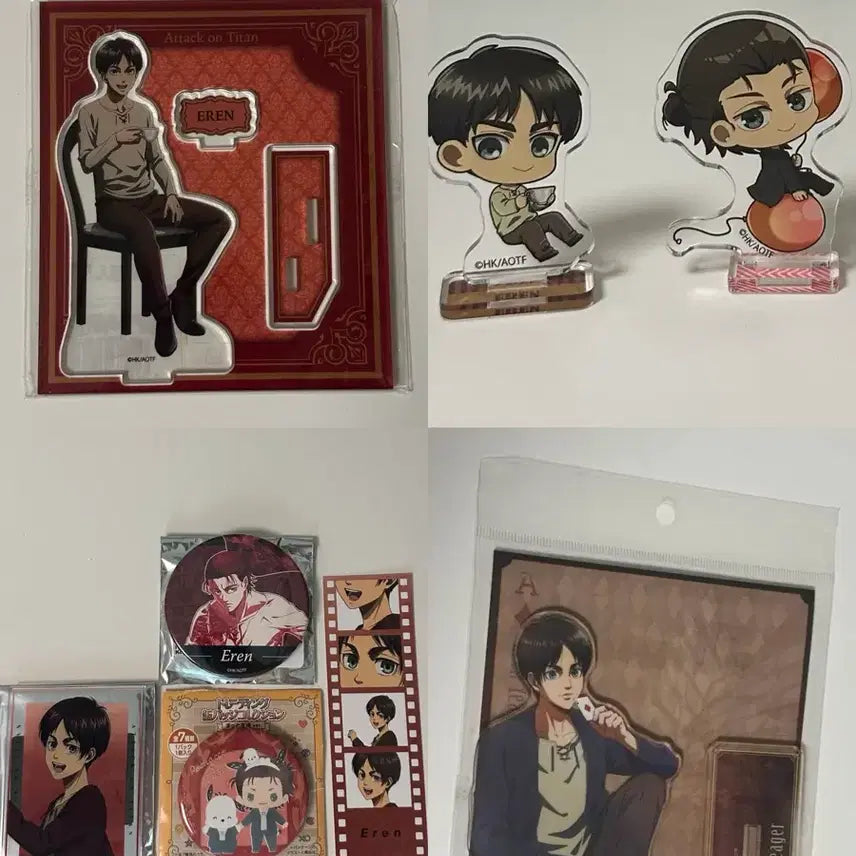 [BUNJANG] Attack on Titan Eren Yeager Merchandise Bundle Set / (일괄가격) 진격의거인 에렌 예거 굿즈 판매