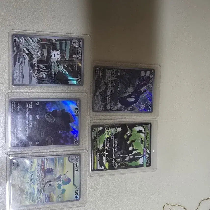 [BUNJANG] Pokemon Darkrai SR, Groudon AR, and other AR Cards Bundle Set / 포켓몬 다크라이 sr,가이오가 ar 및 다른 ar들 일괄 판매합니다