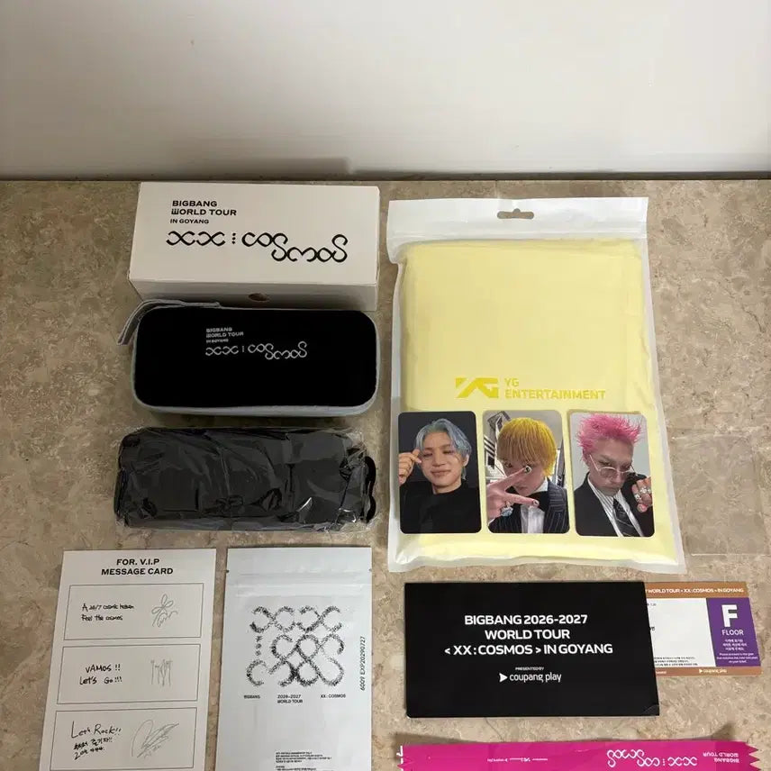 [BUNJANG] BIGBANG 20th Anniversary VIP Membership Kit + YG Raincoat Bundle Set / 빅뱅20주년 vip멤버쉽 키트+ md특전포카+YG우비 일괄 새상품 팝니다