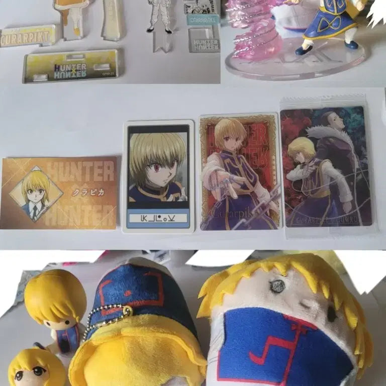 [BUNJANG] Hunter x Hunter Kurapika Merchandise Bundle Set / 헌터헌터 크라피카 굿즈들 급처