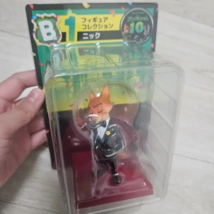 [BUNJANG] Zootopia 10th Anniversary Kuji B1 Prize Nick Wilde Figure (Sealed) / 주토피아 10주년 쿠지 B1상(미개봉)