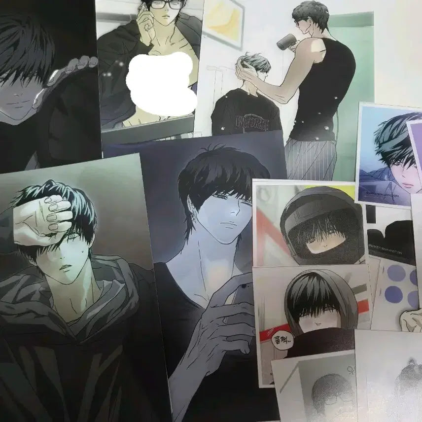 [BUNJANG] Happy Together Lucky Draw Postcard Sticker Bundle Set / 일괄) 해피투게더 특전 엽서 스티커 양도 리디 레봄 모펀 투니크 비온 봄툰
