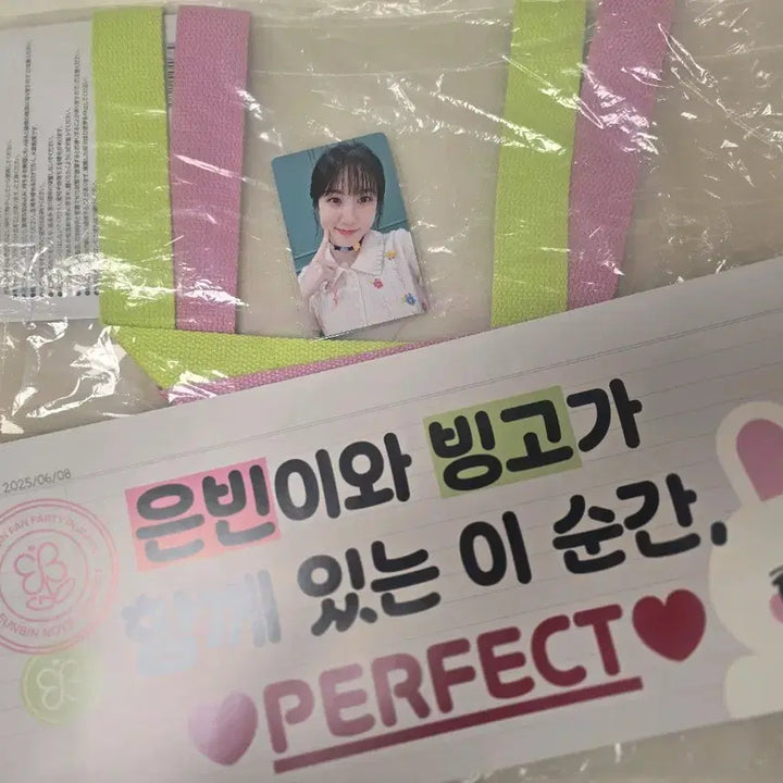 [BUNJANG] Park Eun Bin Perfect Silicone Clear Bag + Photocard (Sealed) / 박은빈 퍼펙트 실리콘 클리어백 (미개봉) + 포카