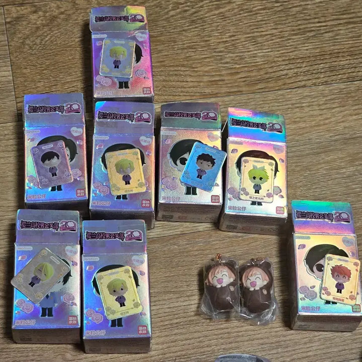 [BUNJANG] Ouran High School Host Club Merchandise Bundle Set - Sealed Keyring, Photocards, Standees, Mini Figures / 오란고교 공굿 미개봉 키링 증사 포카 특전 쌀알피규어 일괄