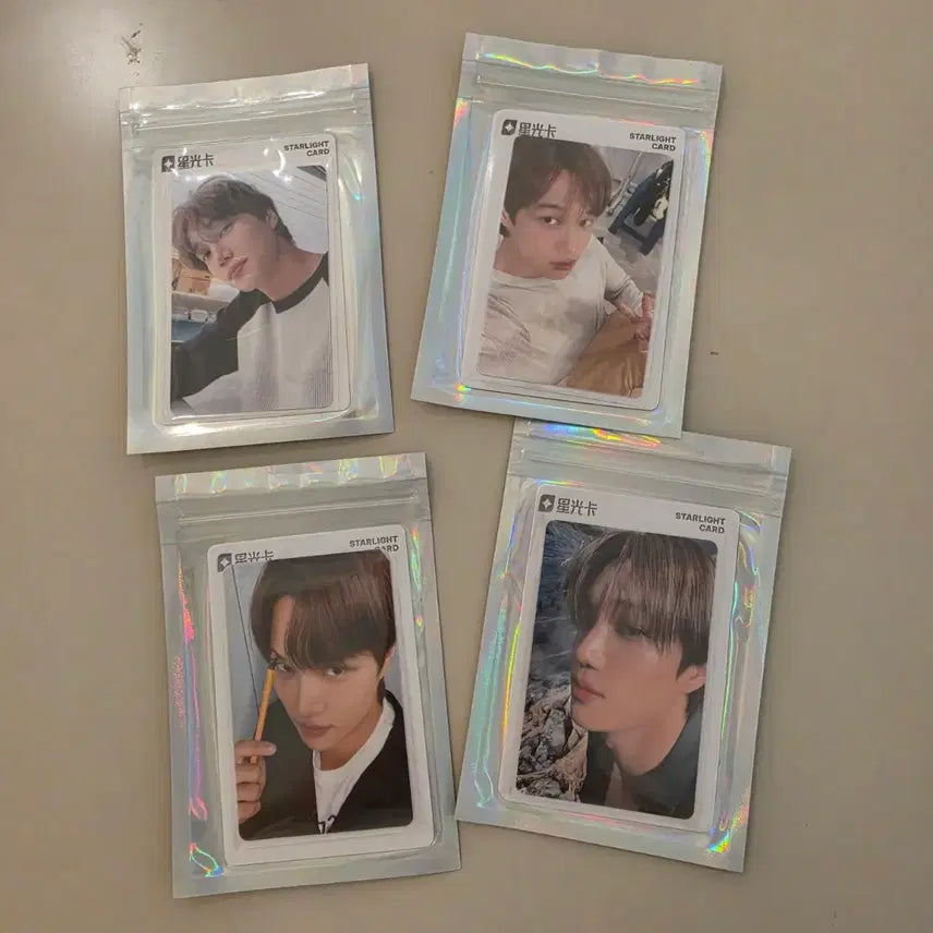 [BUNJANG] EXO QQ Music Kai Photocard Set (Grades 1-4) / 엑소 QQ뮤직 카이 포토카드 1~4성 세트