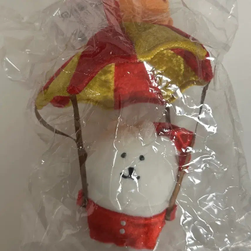 [BUNJANG] Nagano "Nok Dan Gom" (Joking Bear) Parachute Santa Ornament / 나가노 캐릭터 패러슈트 산타 농담곰 오너먼트