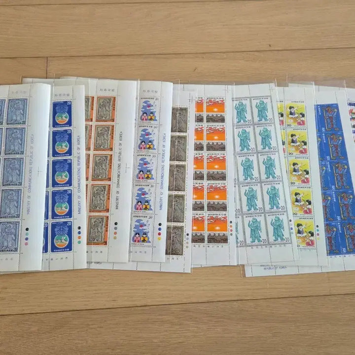 [BUNJANG] 1976-2025 Stamp Full Sheets Collection / 1976-2025 연하 우표 전지 풀셋