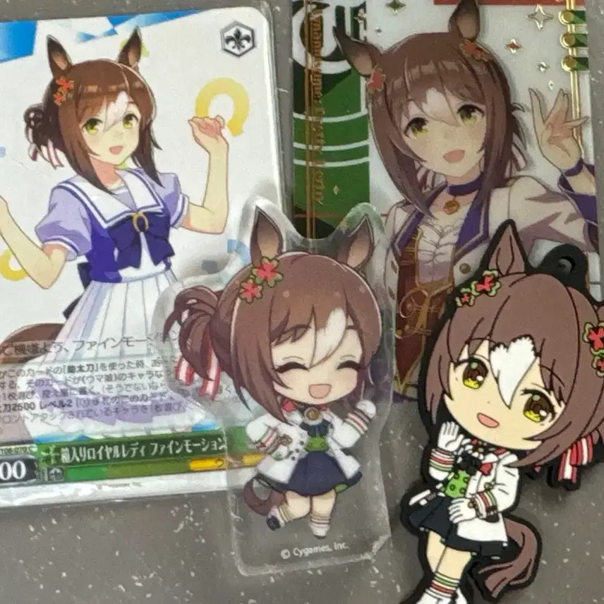 [BUNJANG] Uma Musume Fine Motion Bundle Set - Collectible Cards &amp; Charm / 일괄) 우마무스메 파인모션 코롯토 카드