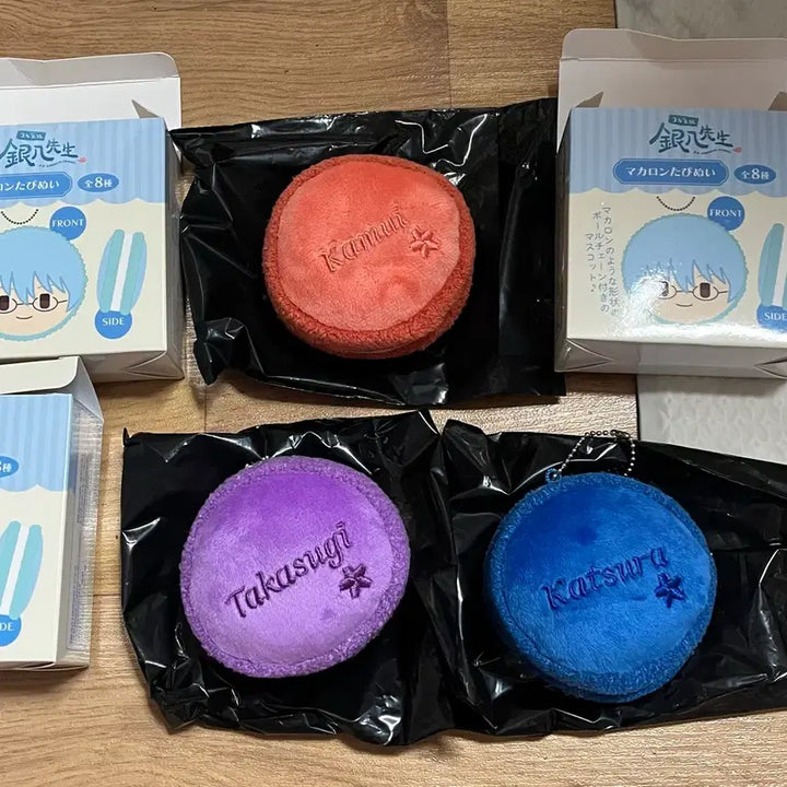 [BUNJANG] Gintama Macaron Tapinui Bundle Set (Kamui, Shinsuke, Zura) / 은혼 마카롱타피누이 카무이 신스케 즈라 일괄판매