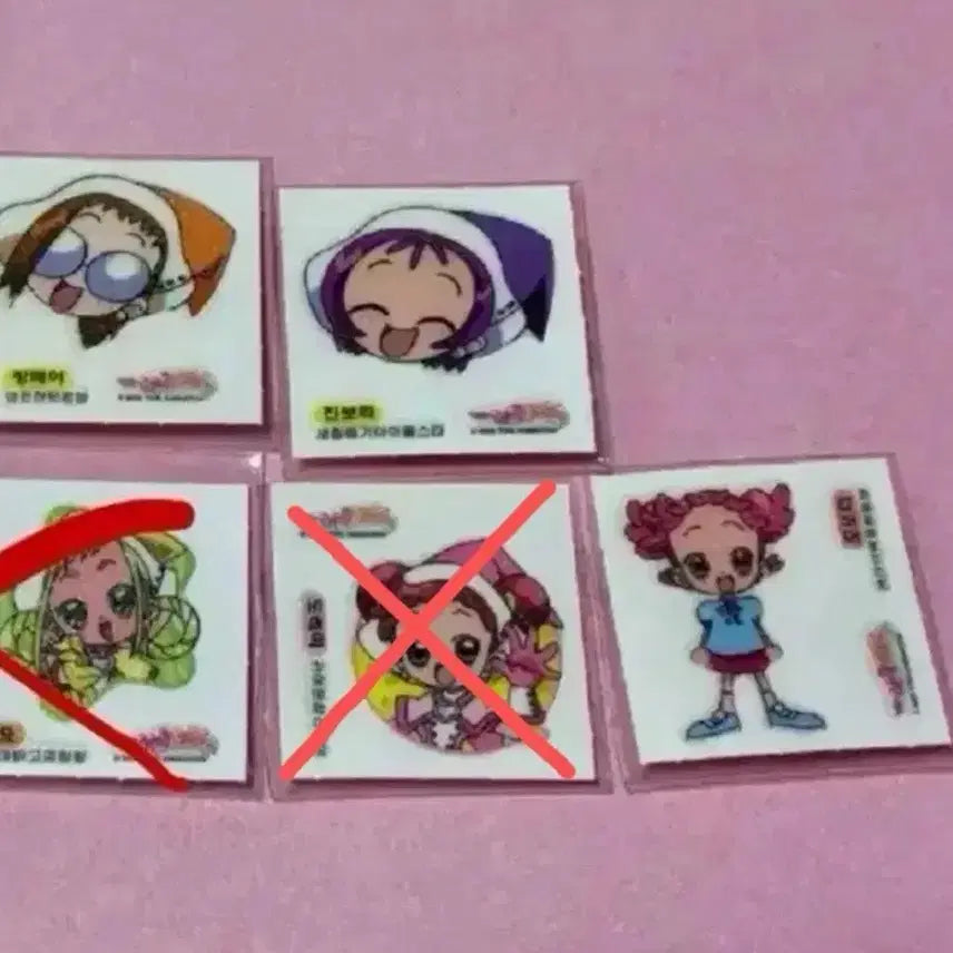 [BUNJANG] Magical Doremi Sticker Set Vintage Stationery / 꼬마마법사레미 씰스티커 고전문구