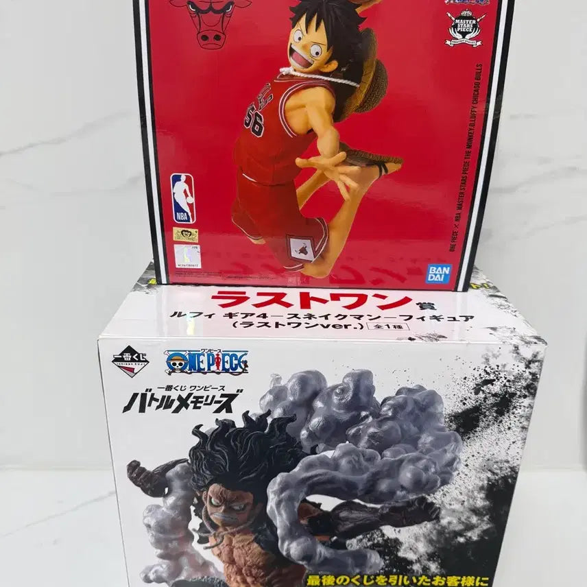 [BUNJANG] Ichiban Kuji Snake Man Gear 4 + NBA Luffy Bundle Set / 제일복권 스네이크맨 라스트원상 루피 배틀메모리즈 기어4 + NBA 루피 일괄