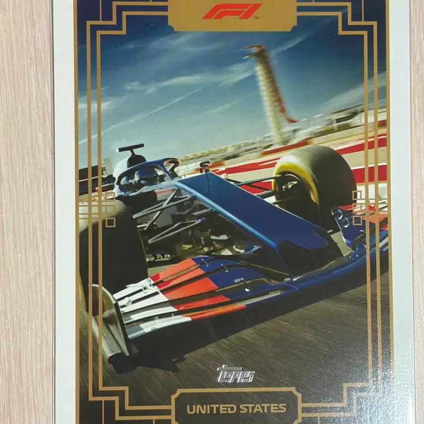 [BUNJANG] Tops F1 US GP Box Topper Card / 탑스 f1 us gp 박스 토퍼 카드