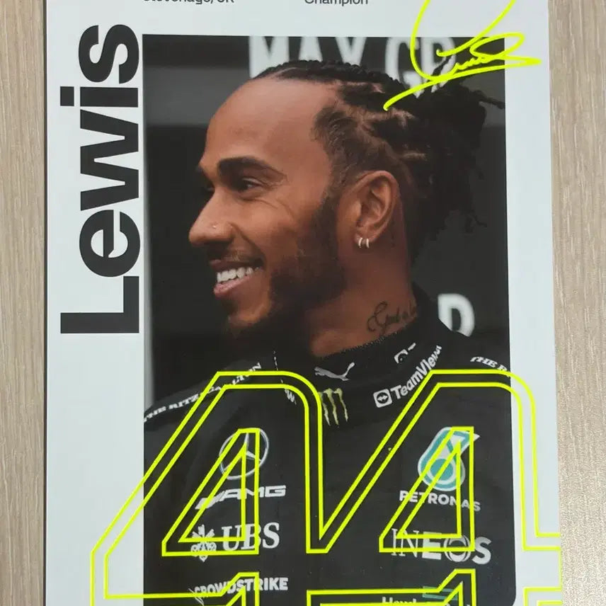 [BUNJANG] Mercedes-AMG Lewis Hamilton Official Card / 메르세데스 공식 루이스 해밀턴 카드