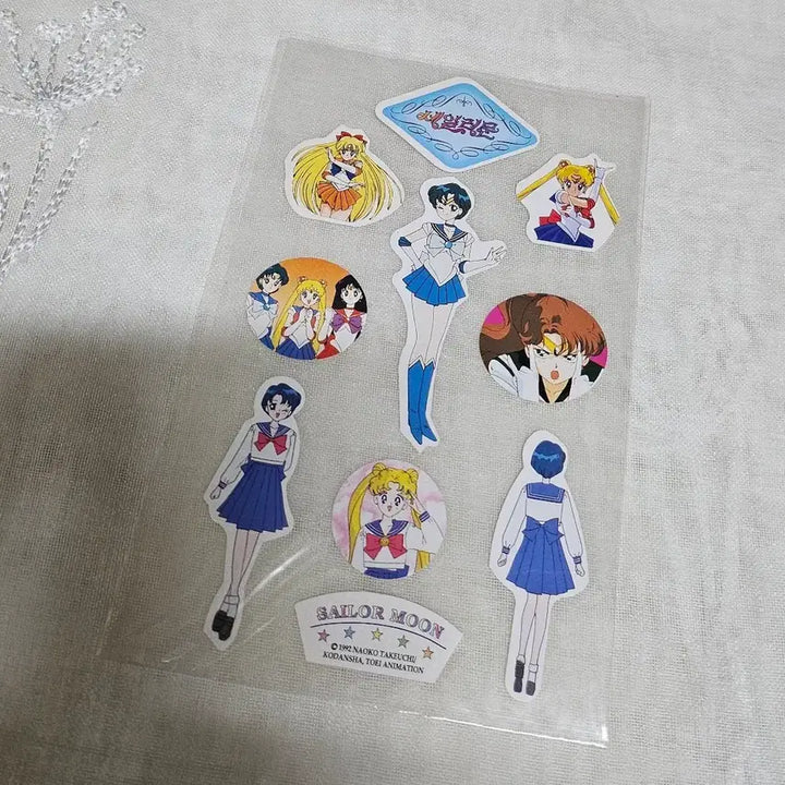 [BUNJANG] Sailor Moon Sticker Set Vintage Stationery / 세일러문 스티커 고전문구 레트로 빈티지 다꾸 마법소녀 굿즈 만화 캐릭터