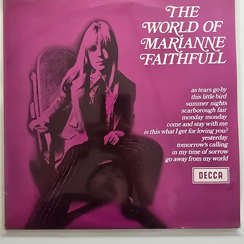 [BUNJANG] Marian Faithfull LP / 마리안 페이스풀 Marianne Faithfull LP / EX+