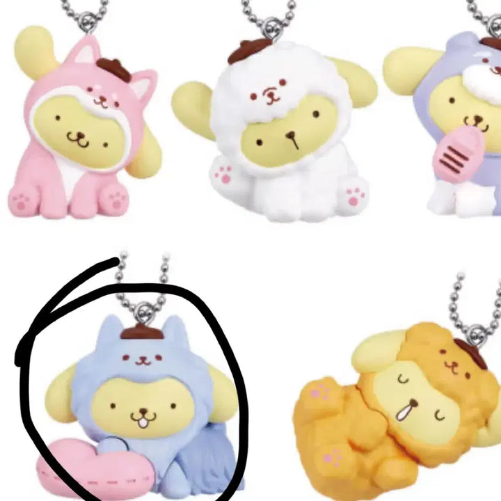 [BUNJANG] Sanrio Pompompurin Puppy Paradise Gacha (Sealed) / 산리오 폼폼푸린 멍멍 파라다이스 가챠(미개봉)