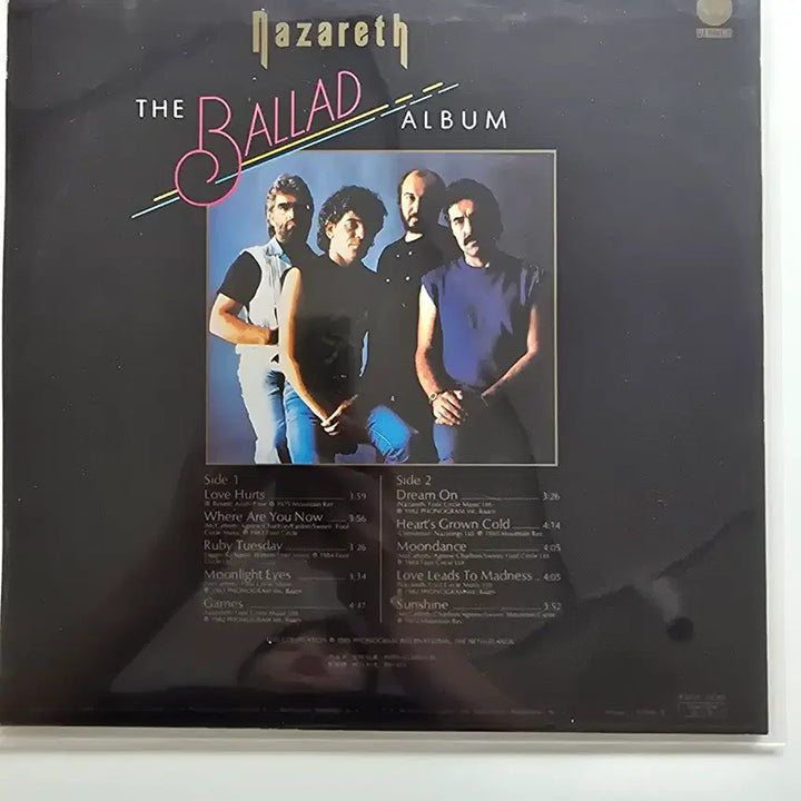 [BUNJANG] Nazareth Love Hurts LP / 나자렛 Nazareth LP /  Love Hurts/ EX+잔기스