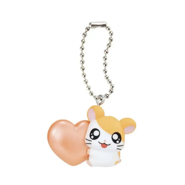[BUNJANG] Hamutori Swing Heart Keychain Gacha / 햄토리 스윙 하트키링 가챠
