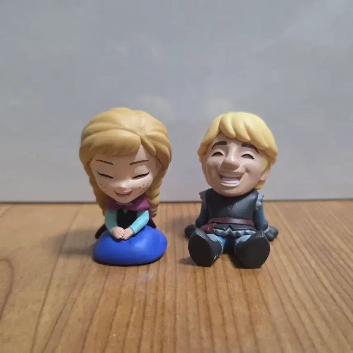 [BUNJANG] Frozen Anna &amp; Kristoff Gacha Figure Bundle Set / 일괄) 겨울왕국 안나 크리스토프 가챠 피규어