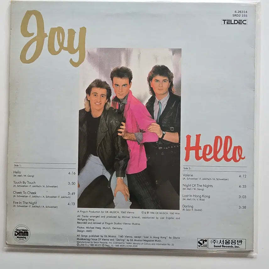[BUNJANG] Red Velvet Joy "Hello" LP Album / 조이 Joy LP / Hello / EX / 가사집