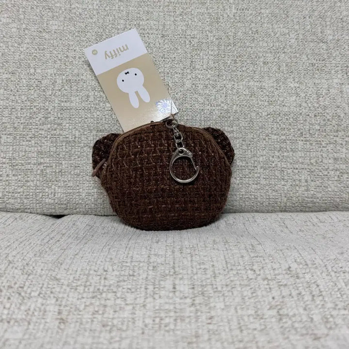 [BUNJANG] Authentic Tweed Coin Purse Boris Keyring Plush Doll / 정품 트위드 동전지갑 보리스 키링 인형