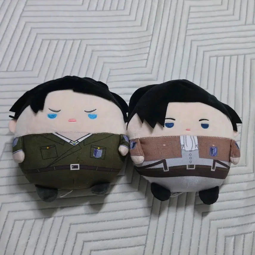 [BUNJANG] Attack on Titan Levi Fuwakororin Doll Bundle / 진격의 거인 리바이 후와코로링 인형 일괄 비공굿