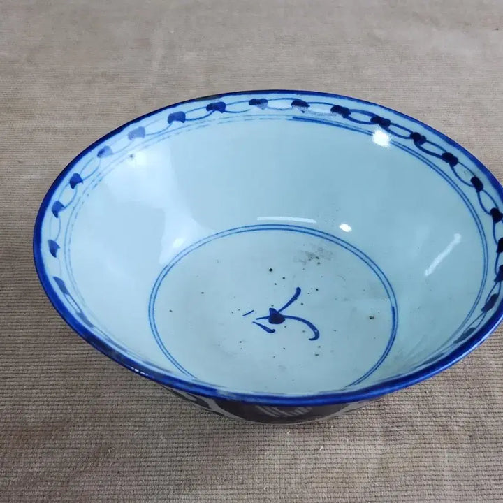 [BUNJANG] Genuine Blue-and-White Porcelain Tea Bowl / 중국도자기 진품 청화백자 년대 좋은다완