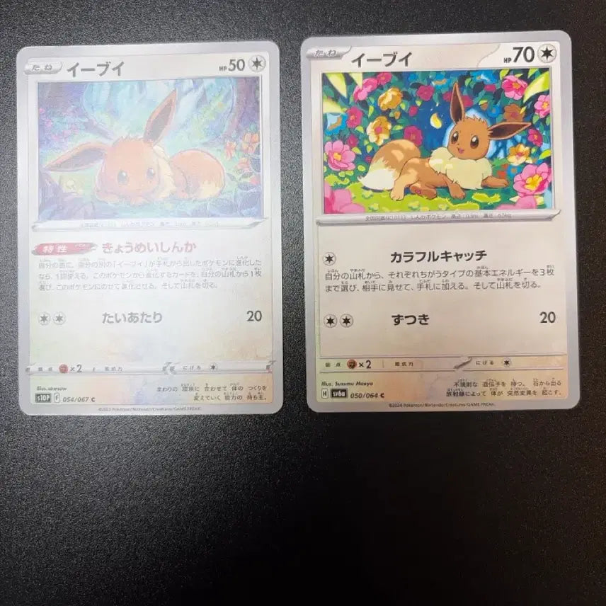[BUNJANG] Pokemon Card Eevee 2 Cards Japanese Version / 포켓몬카드 이브이 2장 일판