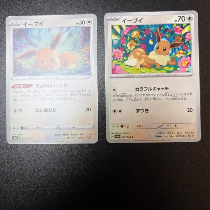 [BUNJANG] Pokemon Card Eevee 2 Cards Japanese Version / 포켓몬카드 이브이 2장 일판
