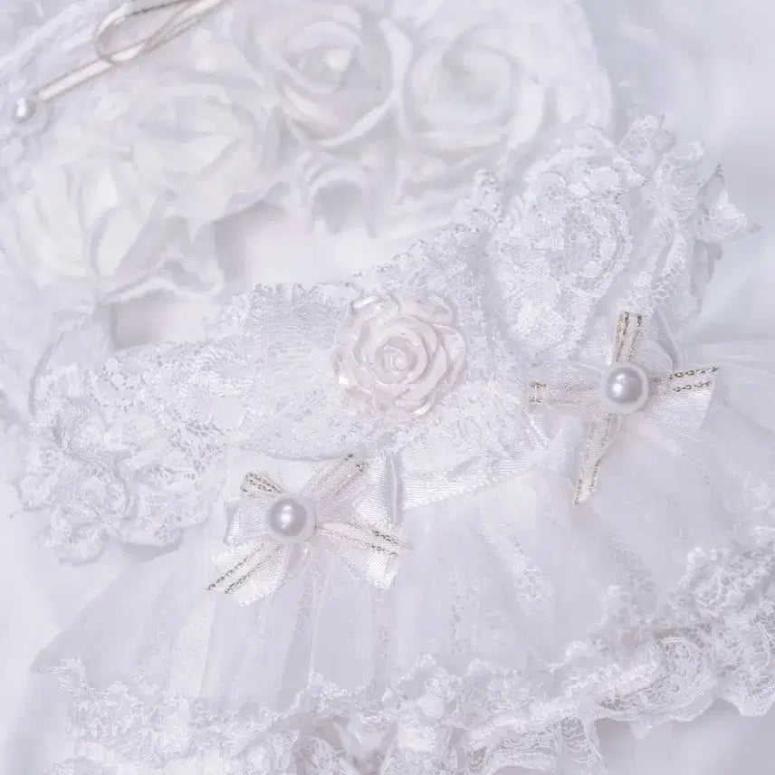 [BUNJANG] Rabbit Puppy Rose Romance White / 레빗퍼피 로즈로망스 화이트