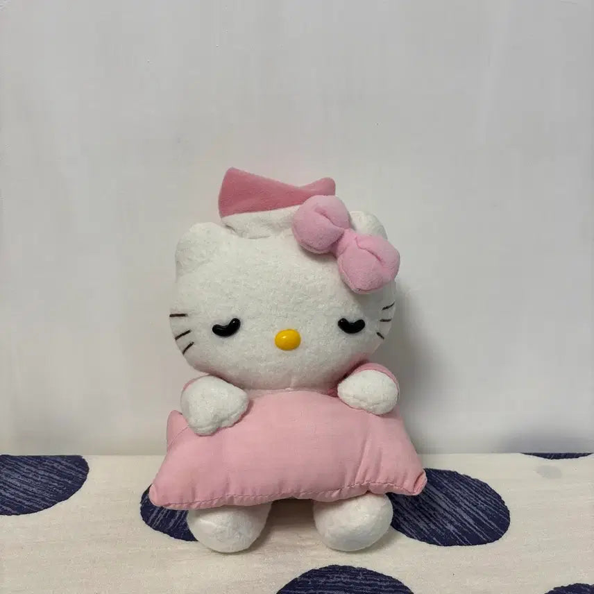 [BUNJANG] 1999 Sanrio Oyasumi Kitty Plush / 1999년 고전 산리오 오야스미 키티 인형