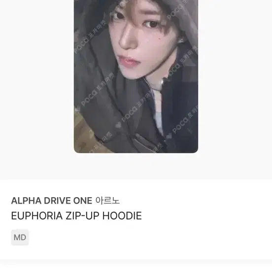 [BUNJANG] ARNO HOODIE PULLOVER PHOTOCARD / 아르노 후드집업 포카 판매