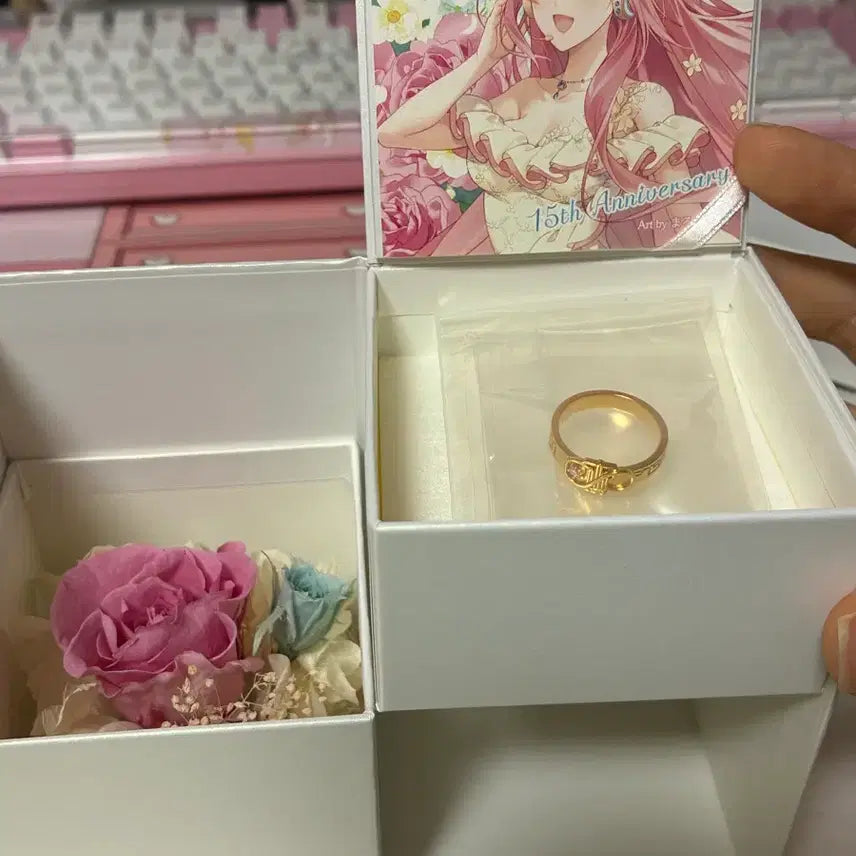 [BUNJANG] Megurine Luka 15th Anniversary Limited Edition Ring (Sealed) / 메구리네 루카 15주년 기념 한정판 반지 미개봉 판매합니다