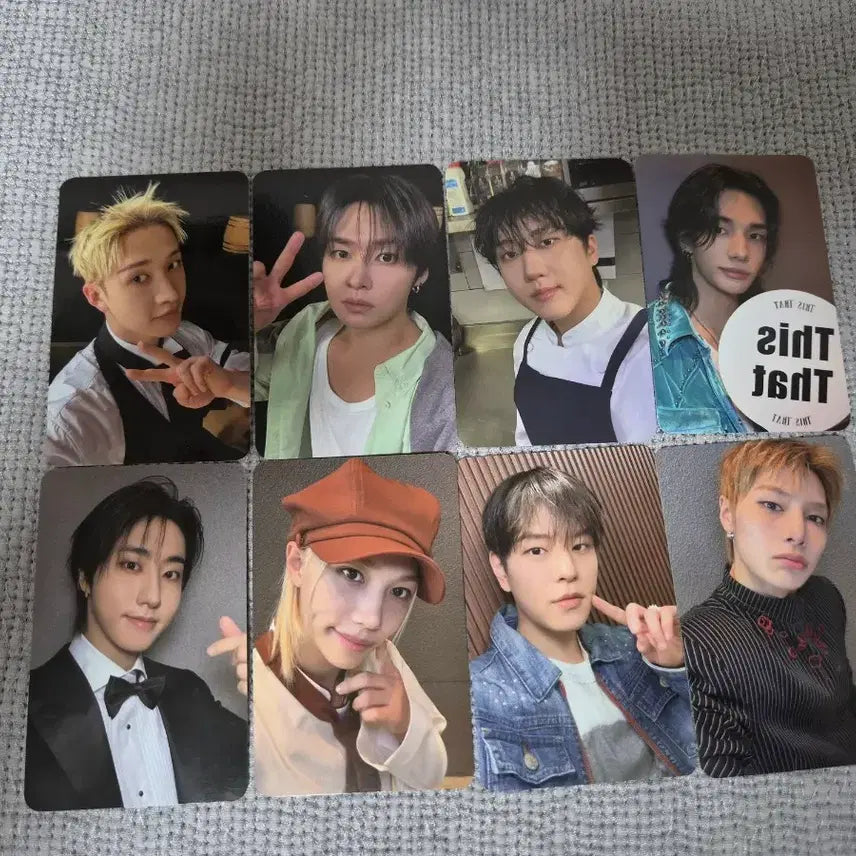 [BUNJANG] Stray Kids THIS&amp;THAT Soundwave Photocard 8-Piece Set / 스트레이키즈 THIS&amp;THAT 사운드웨이브 포토카드 8종 세트