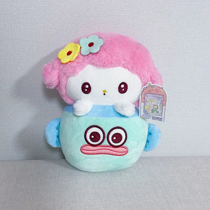 [BUNJANG] My Melody &amp; Hangyodon Collaboration Plush / 마이멜로디 + 한교동 콜라보 인형