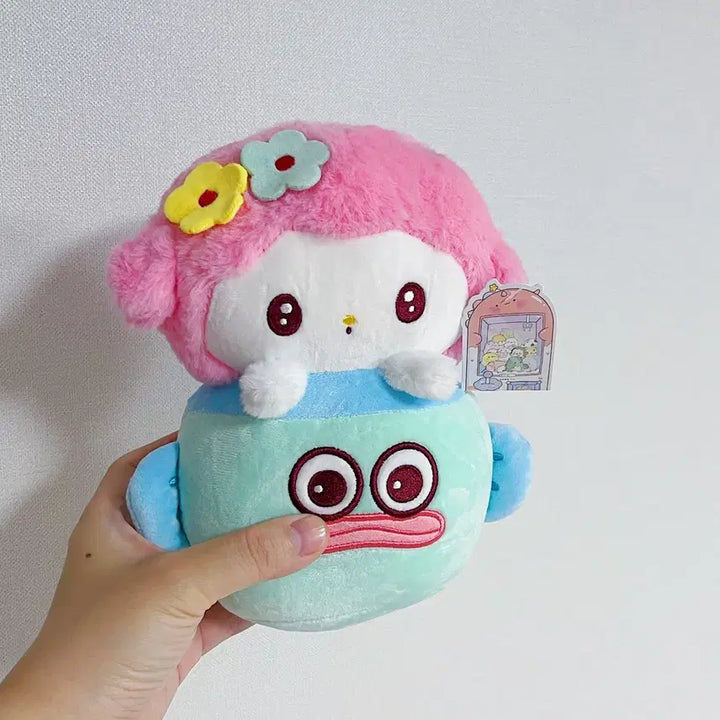 [BUNJANG] My Melody &amp; Hangyodon Collaboration Plush / 마이멜로디 + 한교동 콜라보 인형