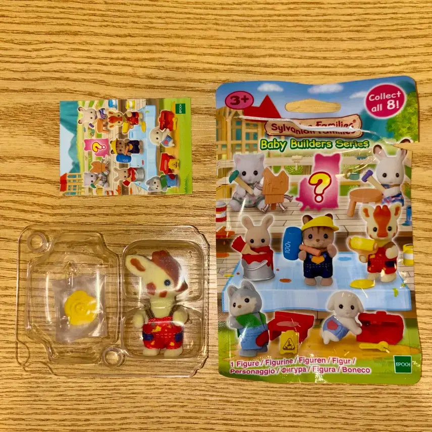 [BUNJANG] Sylvanian Families Baby Architects Giraffe Blind Bag Figure / 실바니안 블라인드백 아기 건축가 기린