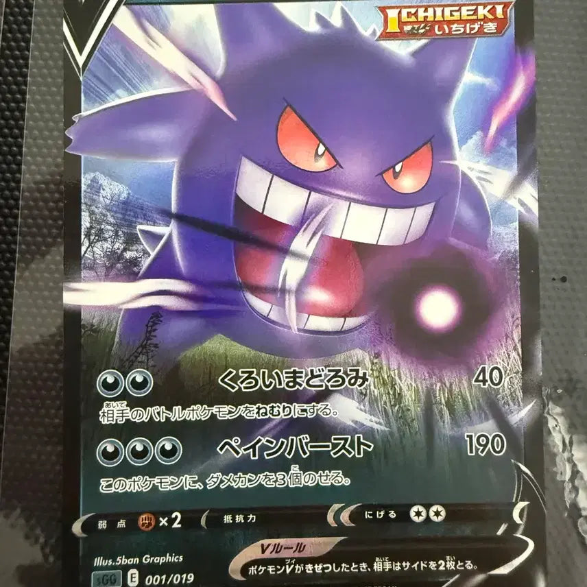 [BUNJANG] Pokemon Card Phantom V (001/019) - Japanese Edition / 일판) 포켓몬 카드 팬텀V 001/019 +서비스